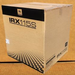 JBL JRX Series Compact 15" Powered PA Subwoofer 1300 Watts Base Cabinet IRX-115S 🚨 Payment Options Available 🚨 No Credit Needed 🚨 