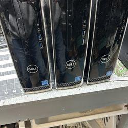 3-Dell Small Factor Computers With Power Cords And Windows 11 Installed All  3 One Price
