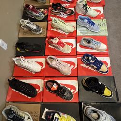 Nike Dunks, AirMax,  VaporMax, Jordan’s 
