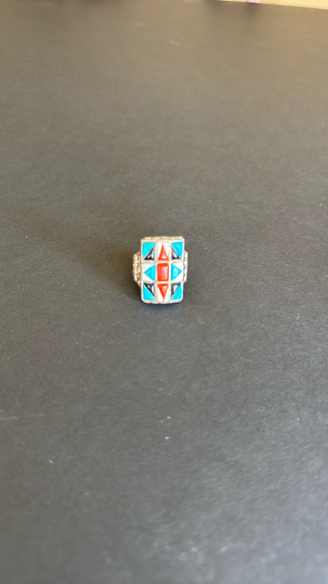 Size 10 Vintage Turquoise Ring