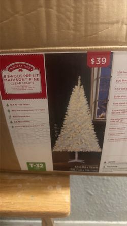 White Christmas Tree