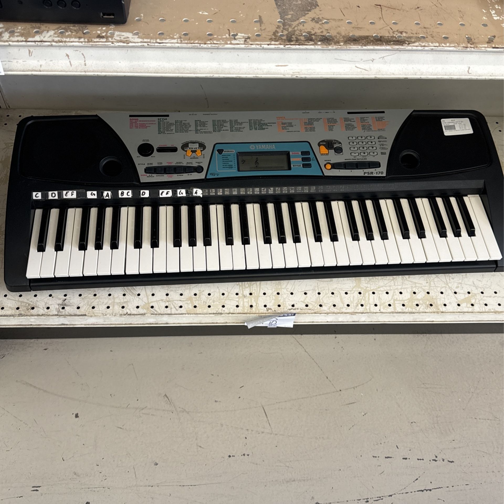 Yamaha PSR-170 Keyboard 