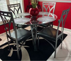 Dining Set, Barstools & Corner Rack