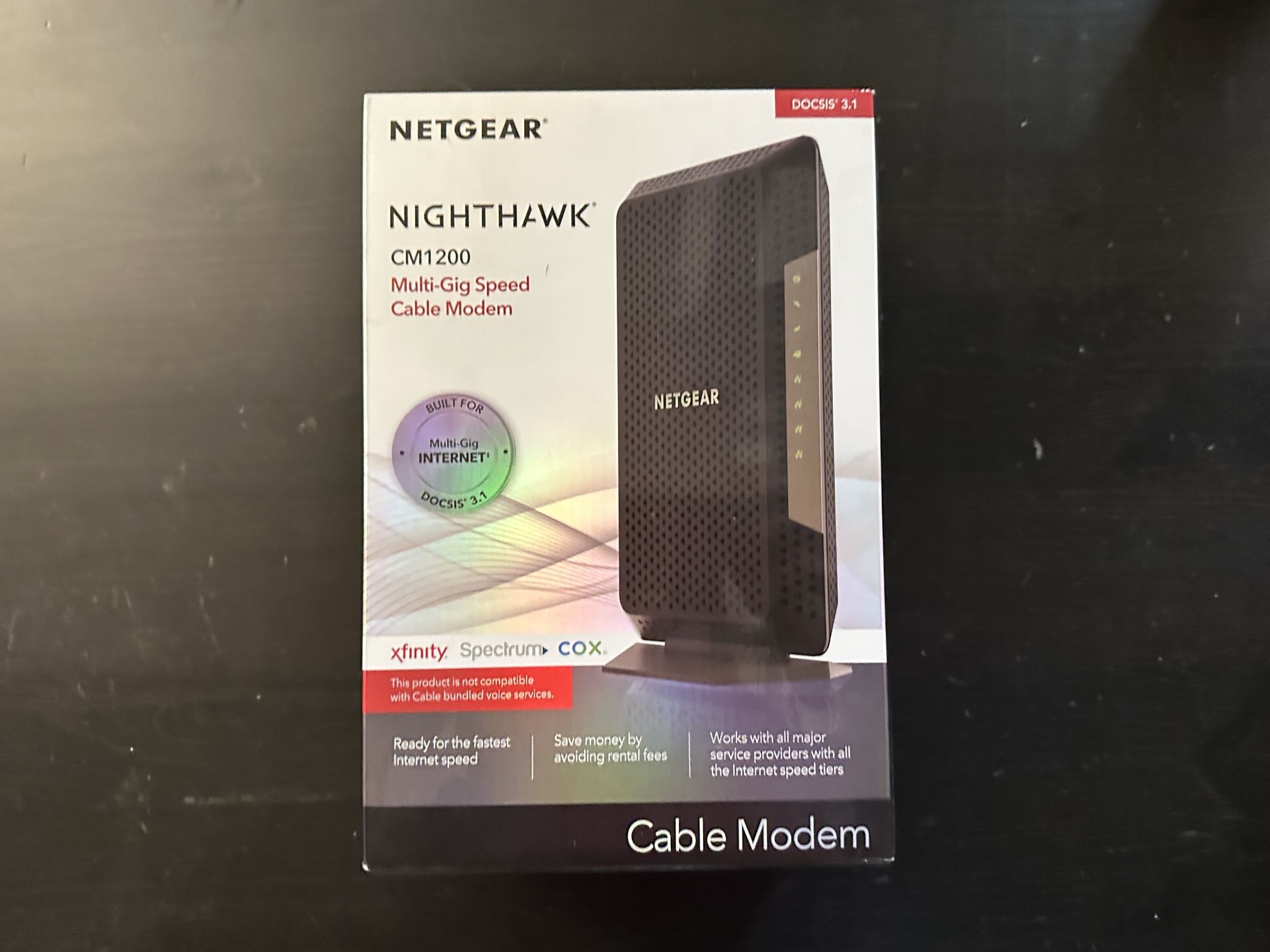 Netgear Nighthawk Cm1200 Cable Modem, High Bandwidth