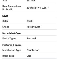 Kitchen Sink and Faucet 