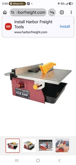 7" tile saw