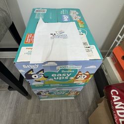 Brand New Never Opened Pampers Training Pants - Easy Ups Boys & Girls Bluey - Size 2T-3T, 140 Count, Children's Potty Underwear