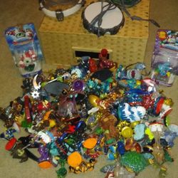 Huge lot of Skylanders, over 100 of them, 3 games and 3 portals. Comes with extras too!