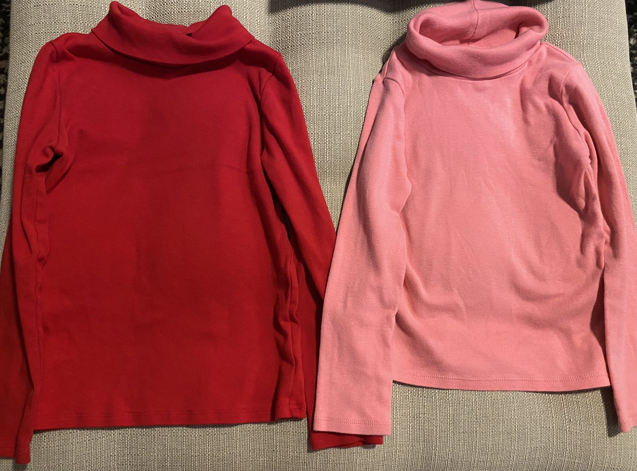 girls long sleeves and turtle necks