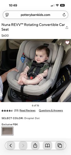 Nuna Revv Rotating Convertible Car Seat