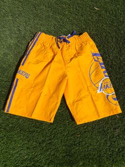 NBA Lakers Swimming Trunks for Boys Size 8 & 10/12
