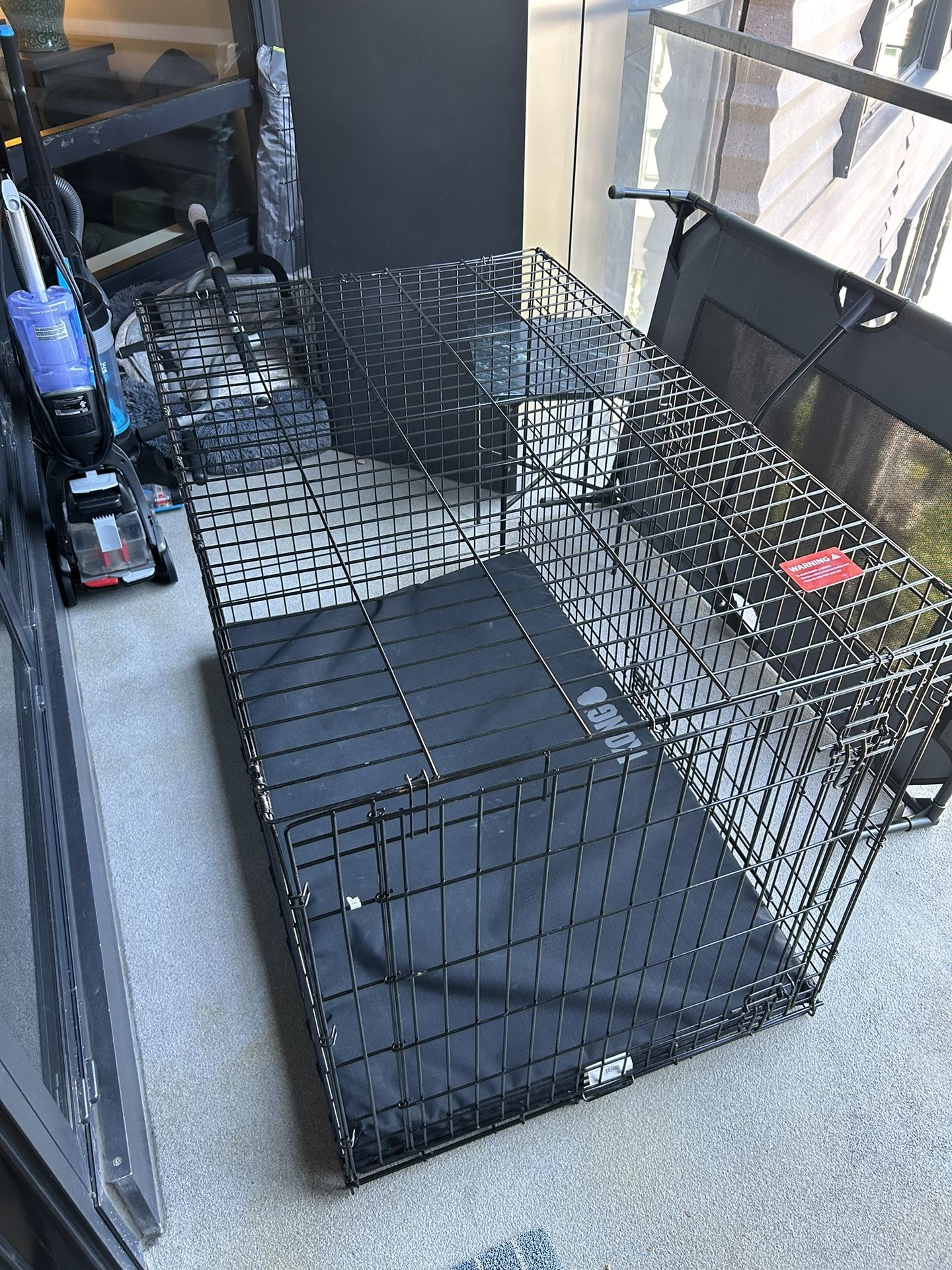 Large Metal Kong Dog Crate And Kong Crate Pad