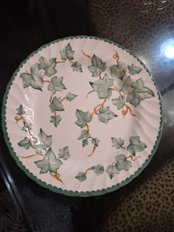 Collectible Ivy Plate From England 
