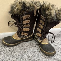 Dark Brown Sorel JOAN OF ARCTIC™ WOMEN'S WATERPROOF BOOT Size 9