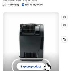 Lasko Ceramic Heater Cyclonic