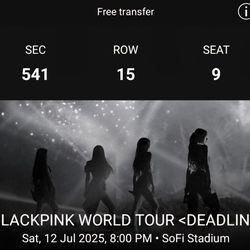 Black Pink Ticket