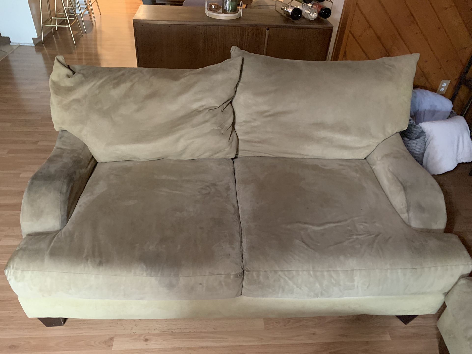 Dark Beige Sectional - 4 Pieces