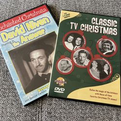 2 DVD’s David Niven In The Answer & Beyond Tomorrow/6 Classic TV Christmas Shows