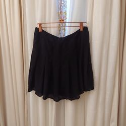 Black Pleated Skirt