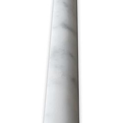 Stone Center Online Carrara White Marble 1x12 Quarter Round Covering Edge Pencil Liner Trim Molding Honed Kitchen 