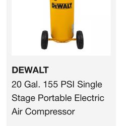 DeWalt 20gal Air Compressor