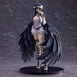 Anime Overlord Albedo Figure PVC Model Doll Toy Colectible Detachable Wings 27cm