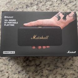 Marshall Emberton 2 Bluetooth Speaker