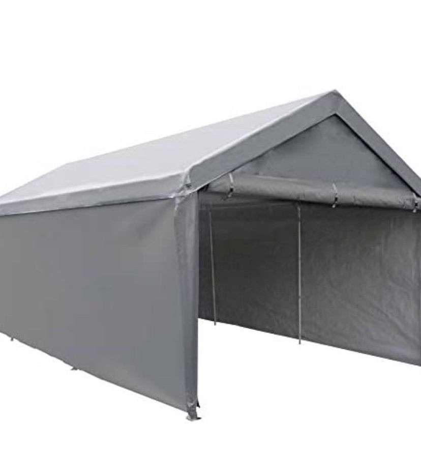 Extra Large Heavy Duty Carport with Removable Sidewalls Portable Garage Car Canopy