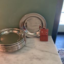 12 STAINLESS STEEL COASTERS
