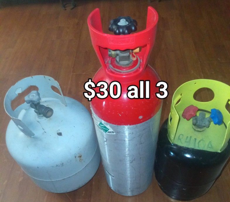 Air CO2 Natural Gas #20 Pounds Tanks Cylinders Don't Need Ready To Meet
