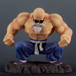 【Muscular Master Roshi】High-Quality Dragon Ball GK Figure, Enhanced Muscle Statue, Anime Collectible Gift, 22cm