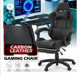 Adjustable Gaming Chair with Footrest & Lumbar