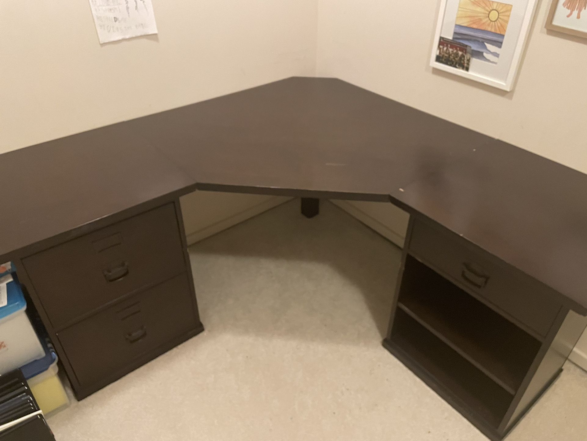 Pottery barn Corner Desk