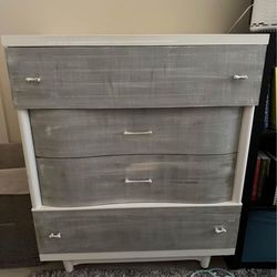 Mid Century Refinished Chest Of Drawers