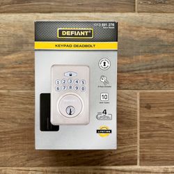 Defiant Electronic Keypad Deadbolt Lock - Brand New In Box⁠