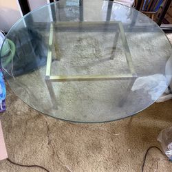 FREE Round Glass Coffee Table