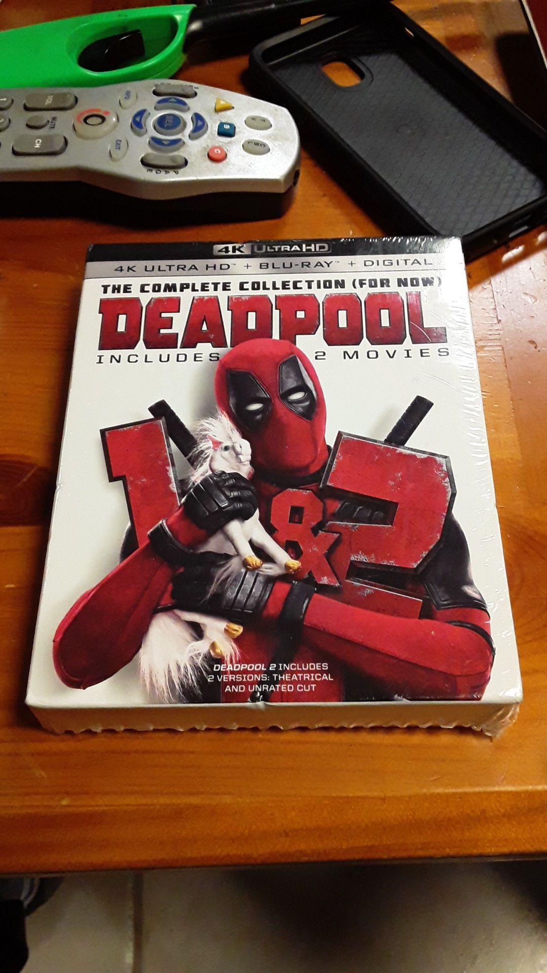 Deadpool 1 and 2 4k blu ray dvd