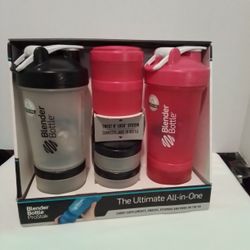 Blender Bottle Prostack 2 - Pack w/ Extra Connect Jars, Blender Ball