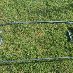 61-62 Chevy Impala Front Windshield Pillars Trim Moldings 