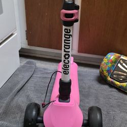 Elecorange T300 premium 3-wheel electric scooter for kids. 
