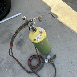 Oxygen Torch And Small Tank