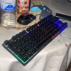 LED Keyboard And Mouse 