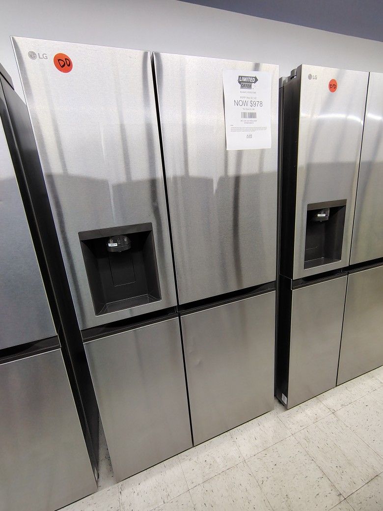 LG 27 Cu Ft Side by Side Smart Refrigerator w/ Craft Ice, External Ice and Water Dispenser