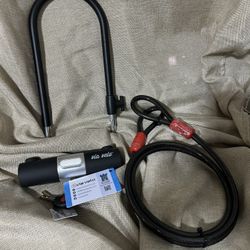 Via Velocity U Lock Bike Lock With Cable 