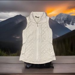 ATHLETA Full Zip Lightweight Puffer Vest Women Size Small Polyester - Spandex