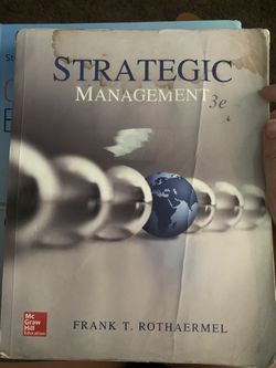 Strategic Management Rothaermel