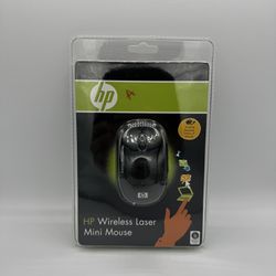 HP Wireless Laser Mini Mouse Black EY018AA - Brand New & Sealed