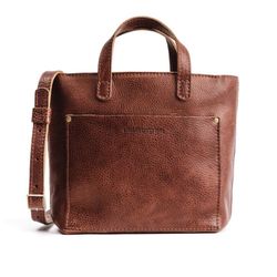 Portland Leather Goods Mini Tote Bag/Crossbody