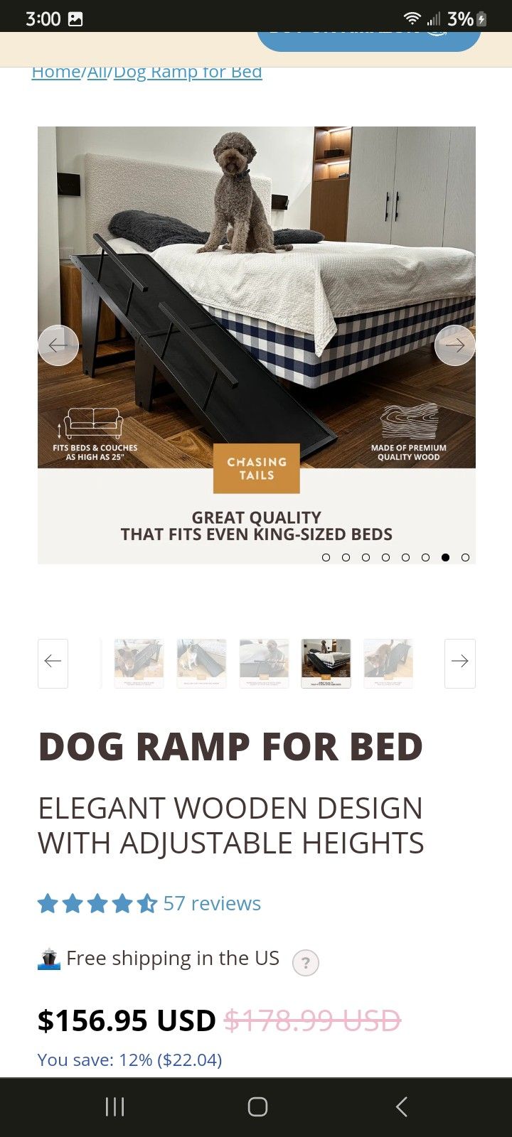 Dog Ramp For The Bed