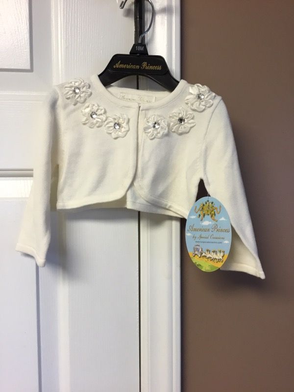 New with tags holiday or special occasion size 18mo cream or off white American Princess